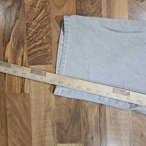 Tommy Bahama Jeans Mens 38x32 Gray Silk Cotton Blend Straight Leg Stretch Pant - Picture 10 of 10